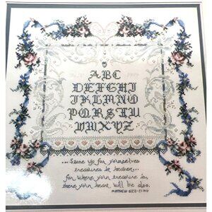 1999 Creative Arts Commemorative Cross-Stitch Sampler Kit "Treasures Of The Hear